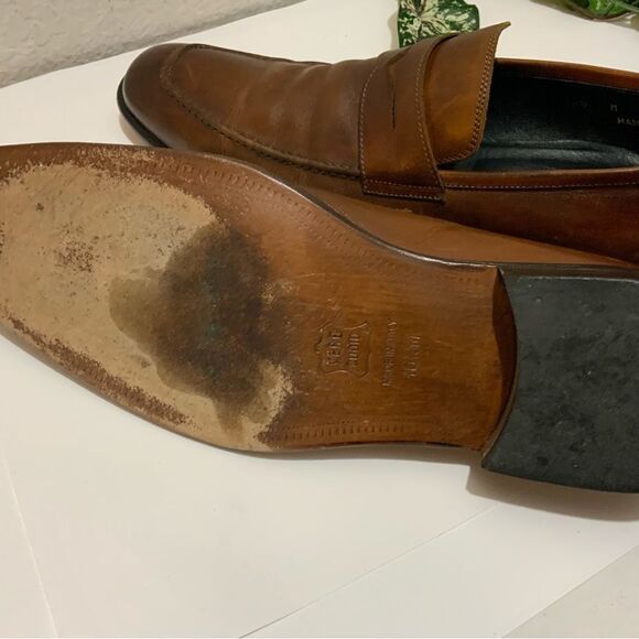 14Th & Union Mens Brown Leather Loafer Shoes Size 10.5M main image 12
